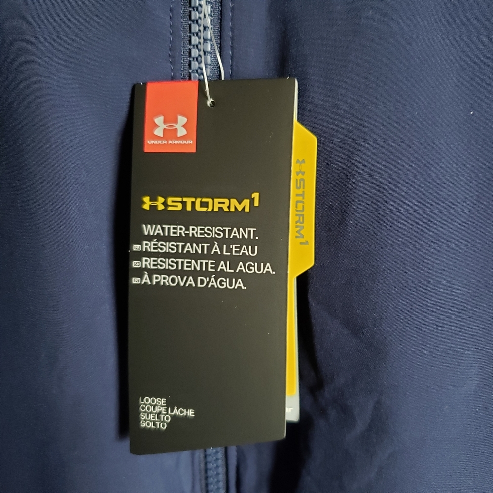 NWT NOTRE DAME Under Armour Storm HG/WR Track jacket (RARE OPPORTUNITY) - Picture 3 of 8